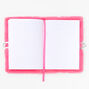 Bejeweled Initial Fuzzy Lock Diary - N,