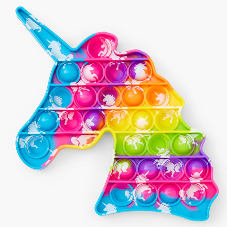Pop Poppers Marble Unicorn Butterfly Fidget Toy &ndash; Styles May Vary,