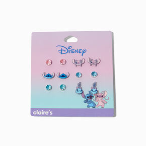 Disney Stitch Claire&#39;s Exclusive BFF Stud Earring Set - 6 Pack,