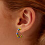 Boucles d&#39;oreilles perl&eacute;es c&oelig;ur - Lot de 6,