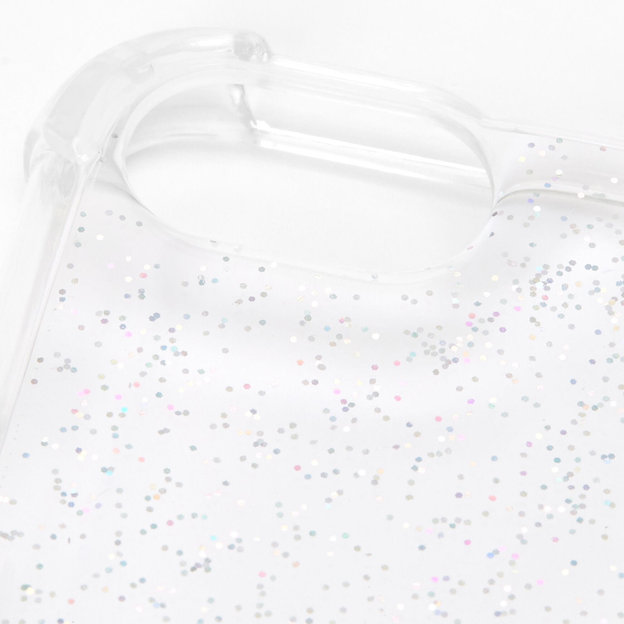 Clear Glitter Protective Phone Case - Fits iPhone 6/7/8/SE,