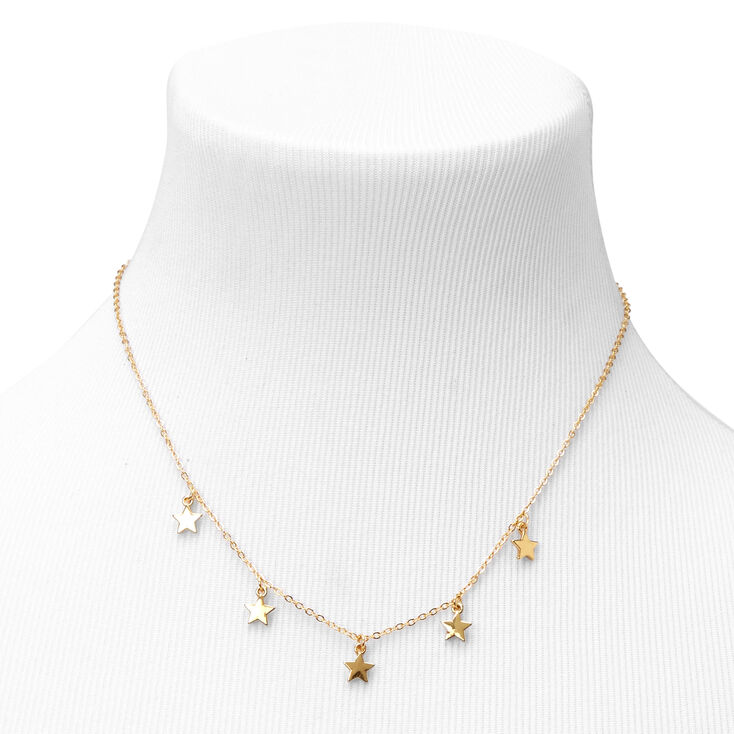 18kt Gold Plated Refined Star  Charm Necklace,