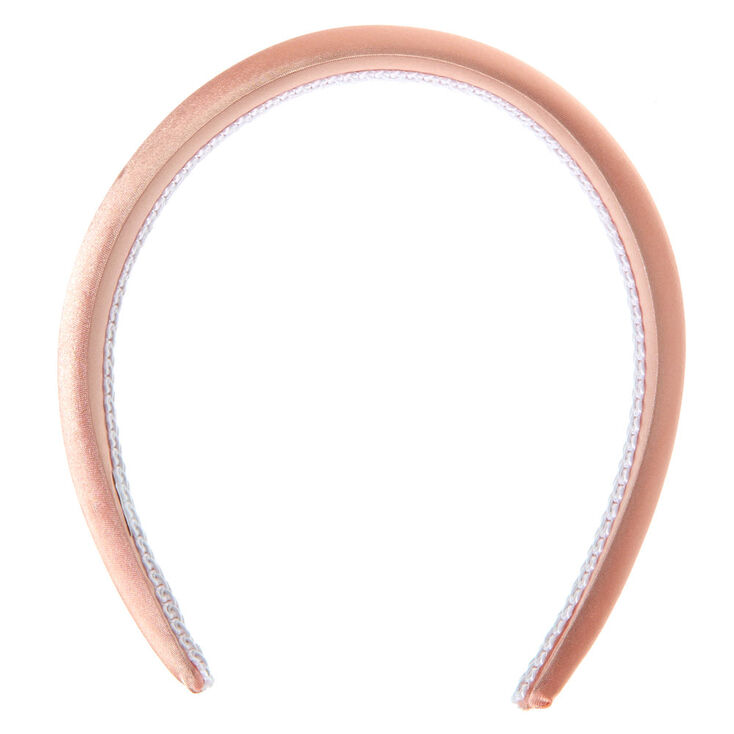 Satin Puff Headband - Blush Pink | Claire's