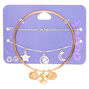 Mixed Metal Celestial Bracelets - 3 Pack,
