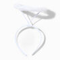 Claire&#39;s Club White Nativity Halo Feather Headband,
