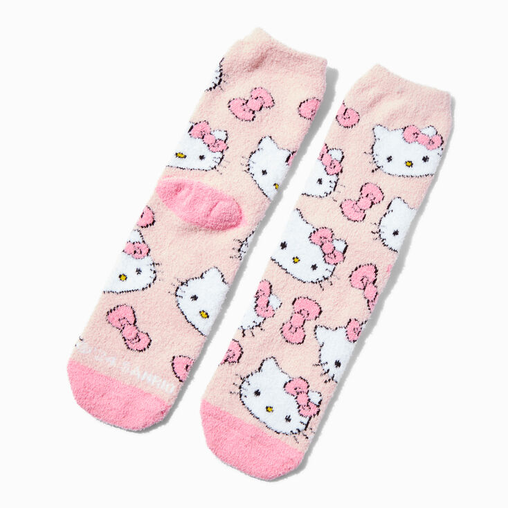 Hello Kitty&reg; Cozy Pink Crew Socks - 1 Pair,