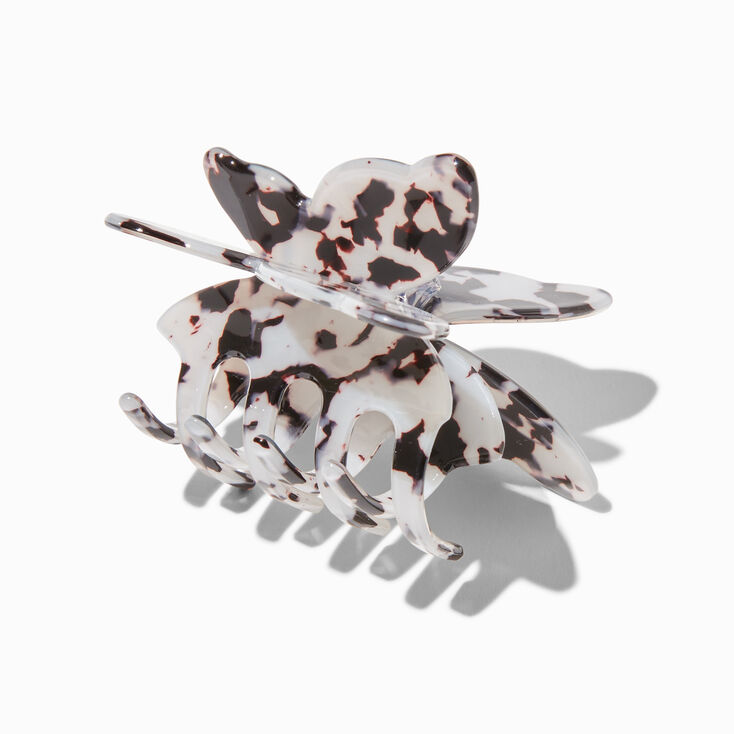 Black Tortoiseshell Butterfly Hair Claw,