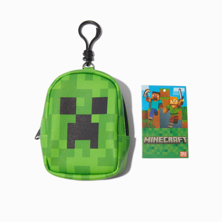 Porte-cl&eacute;s sac &agrave; dos en peluche Minecraft&trade;,