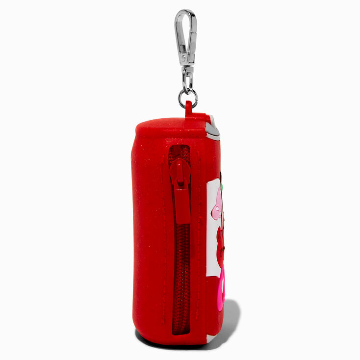 Cherry Cola Mini Mart Jelly Coin Purse Keychain,