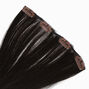 Black Faux Hair Clip In Extensions - 4 Pack,