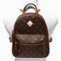 Brown Status Icons Small Backpack,