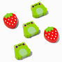 Strawberry Frog Erasers - 5 Pack,