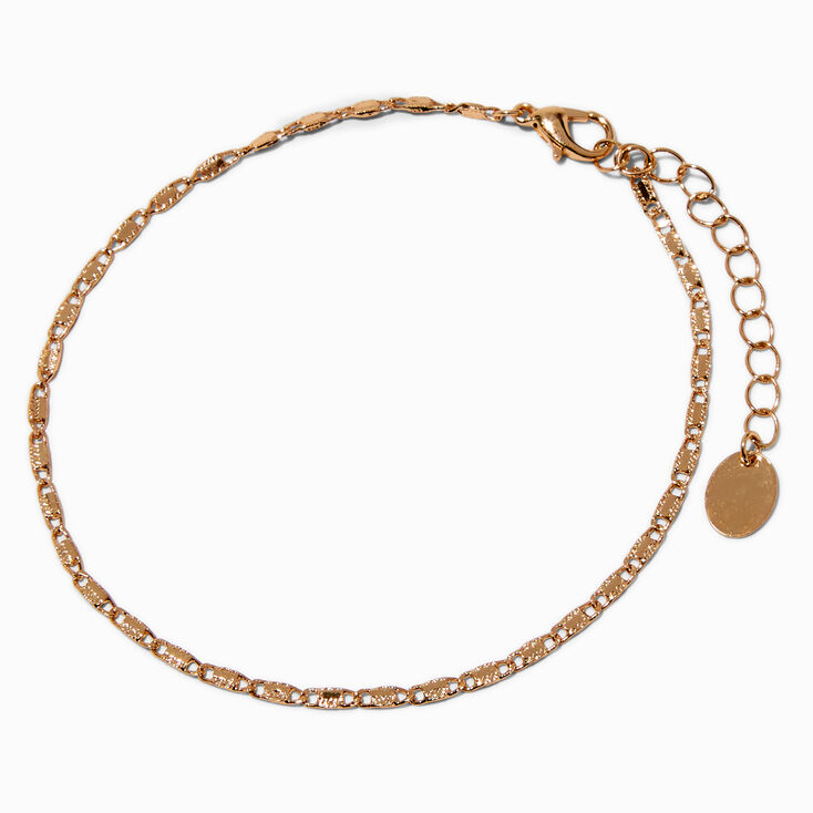 Gold Sicily Chain Anklet,