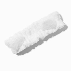 White Bear Sherpa Makeup Headwrap,