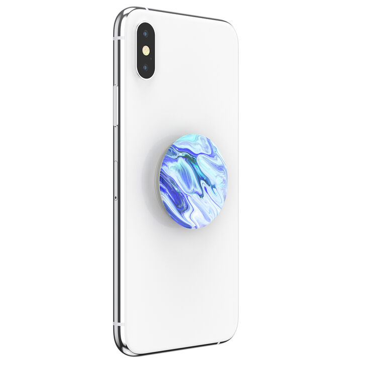 PopSockets&reg; Swappable PopGrip - Blue Marble,