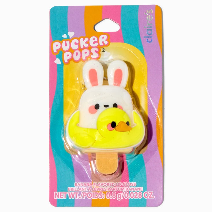 Pucker Pops&reg; Bunny Floatie Lip Gloss - Banana,