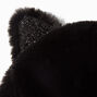 Black Cat Glitter Hood,