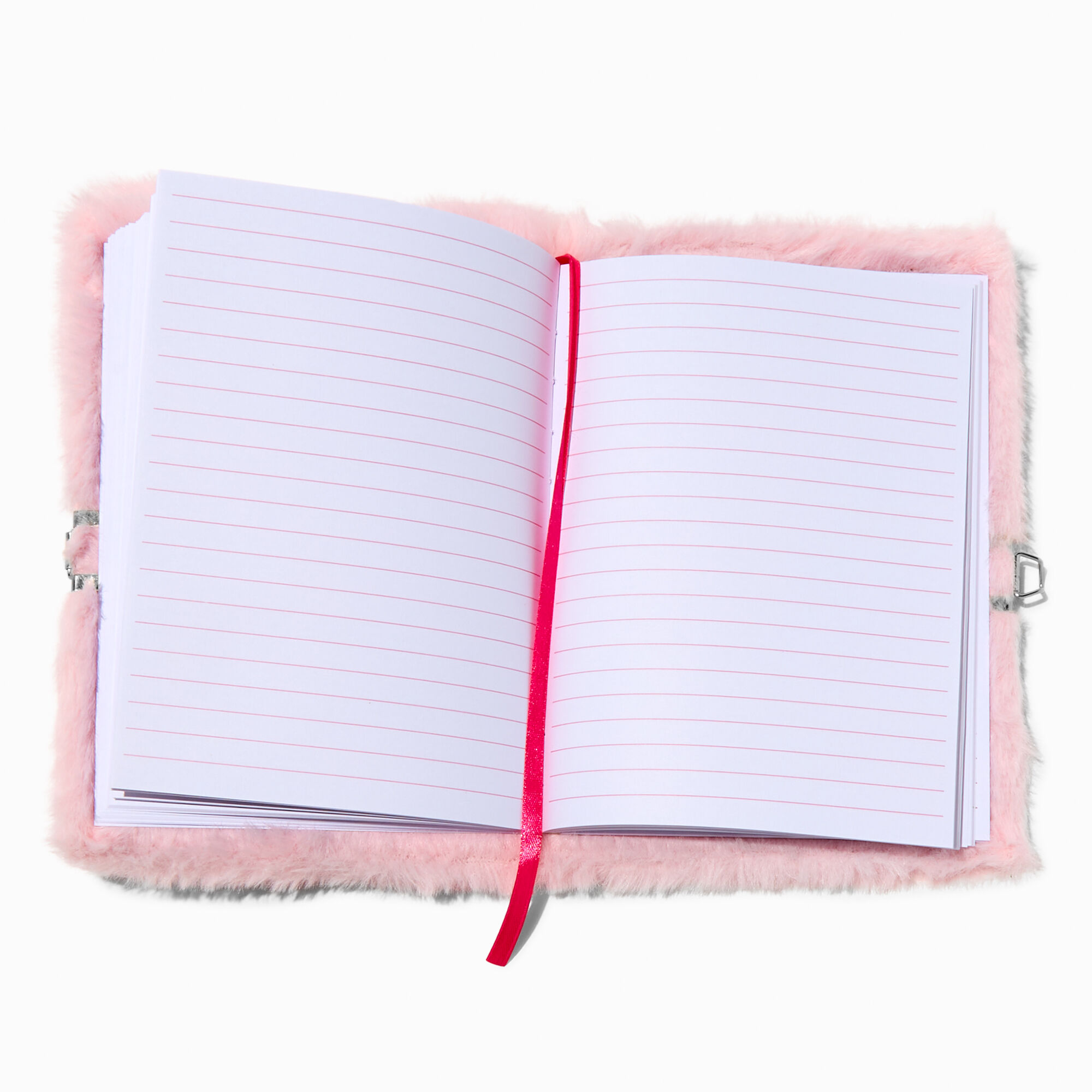 Valentine's Day Cat Furry Lock Diary