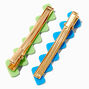 Chunky Checkered &amp; Zig Zag Barrettes - 4 Pack,