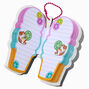 Puffy Ice Cream Cone Mini Diary Keychain,