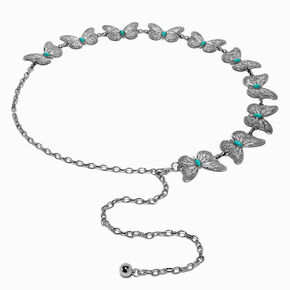 Silver Butterfly &amp; Turquoise Belt,