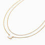 C LUXE by Claire&#39;s 18k Yellow Gold Plated Opal Multi-Strand Necklace,