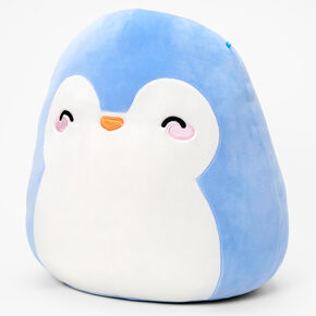 Squishmallows&trade; 12&quot; Claire&#39;s Exclusive Blue Penguin Soft Toy,