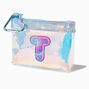 Holographic Initial Coin Purse - T,