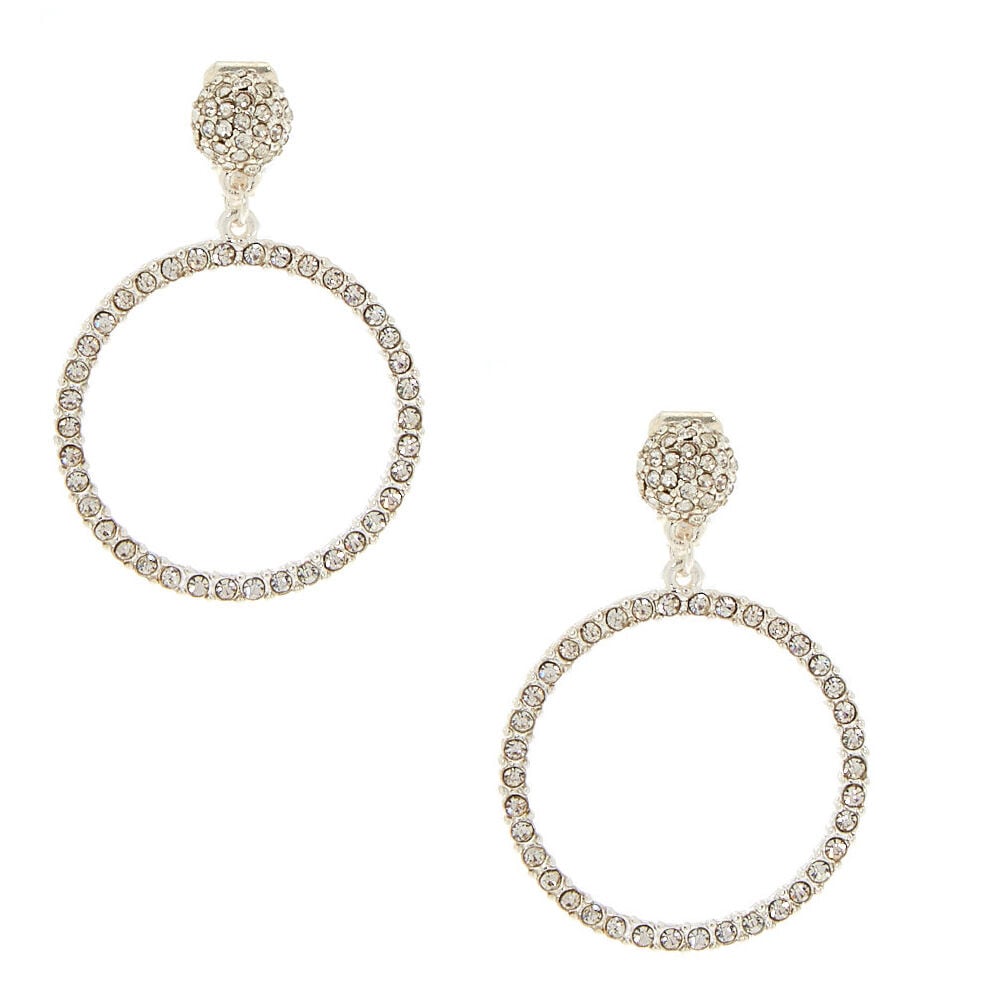 Pendantes circulaires à clip 3,8 cm,