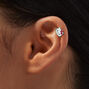 Boucle d&rsquo;oreille pour piercing au cartilage 1,2&nbsp;mm visage en acier inoxydable Hello Kitty&reg;,