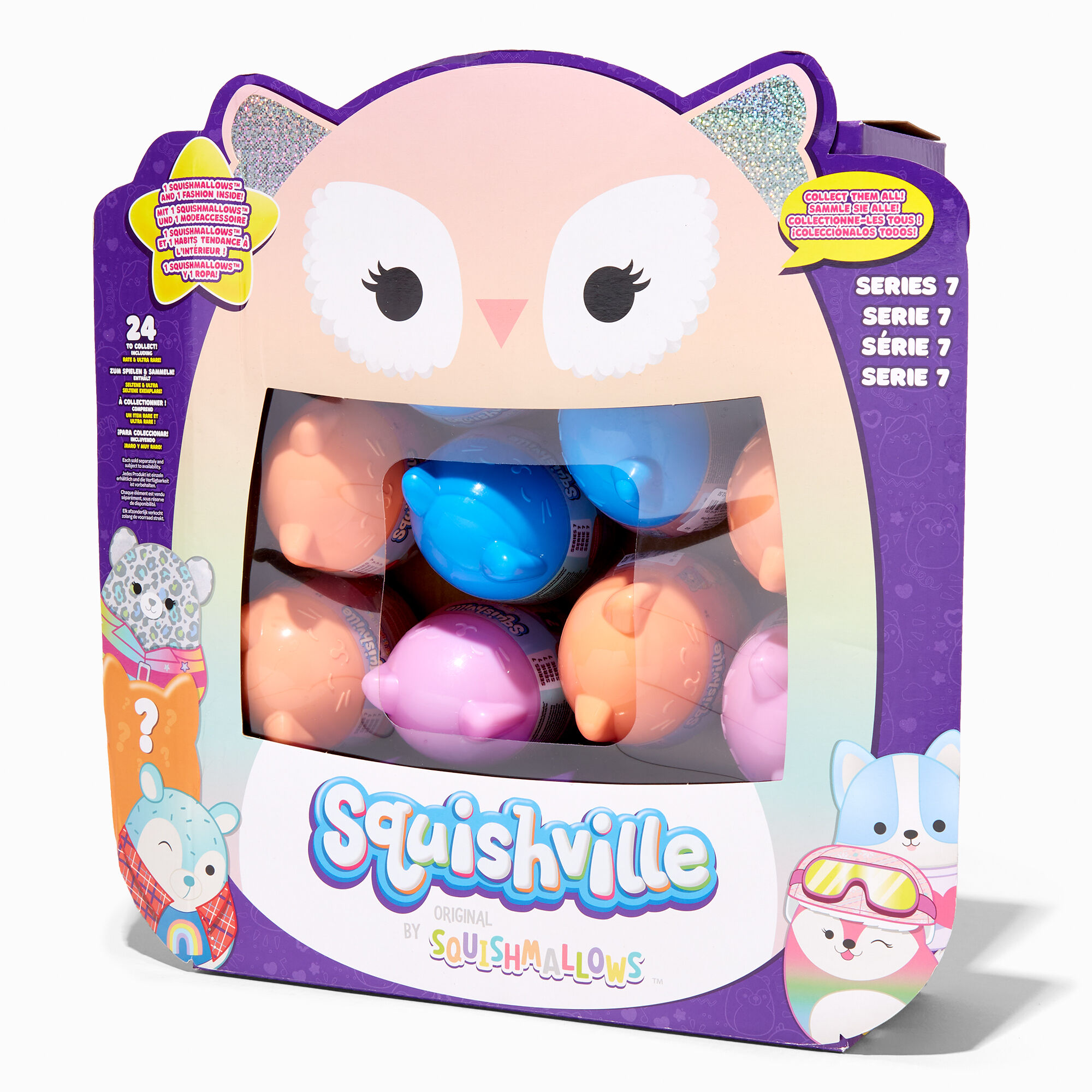 Squishmallows™ Squishville Series 7 Mini Squishmallows™ Single Plush Toy Blind Bag - Styles Vary,