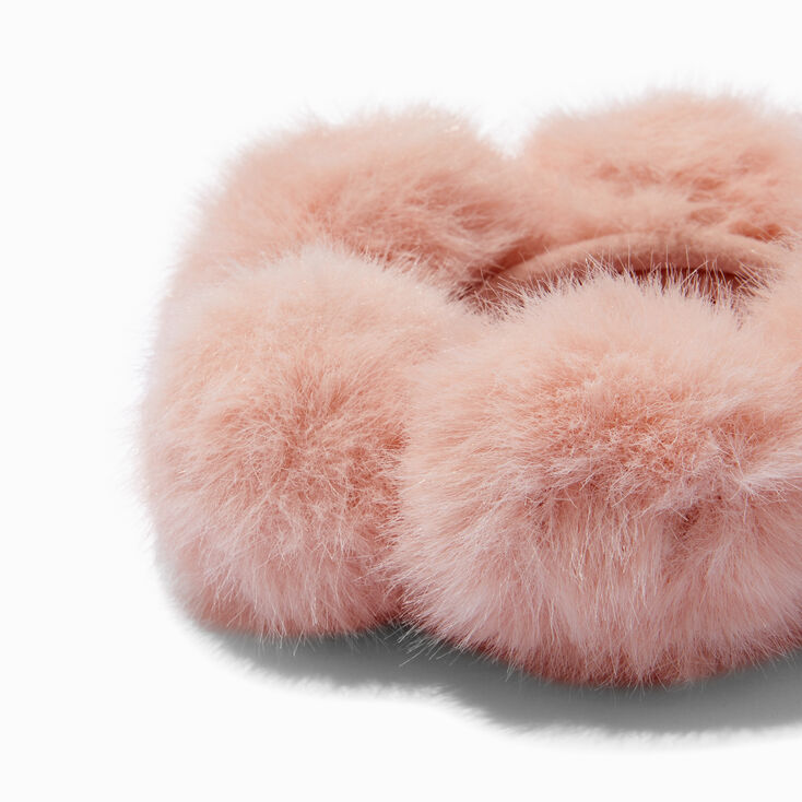 MINK HAIR TIE BLUSH ROSE