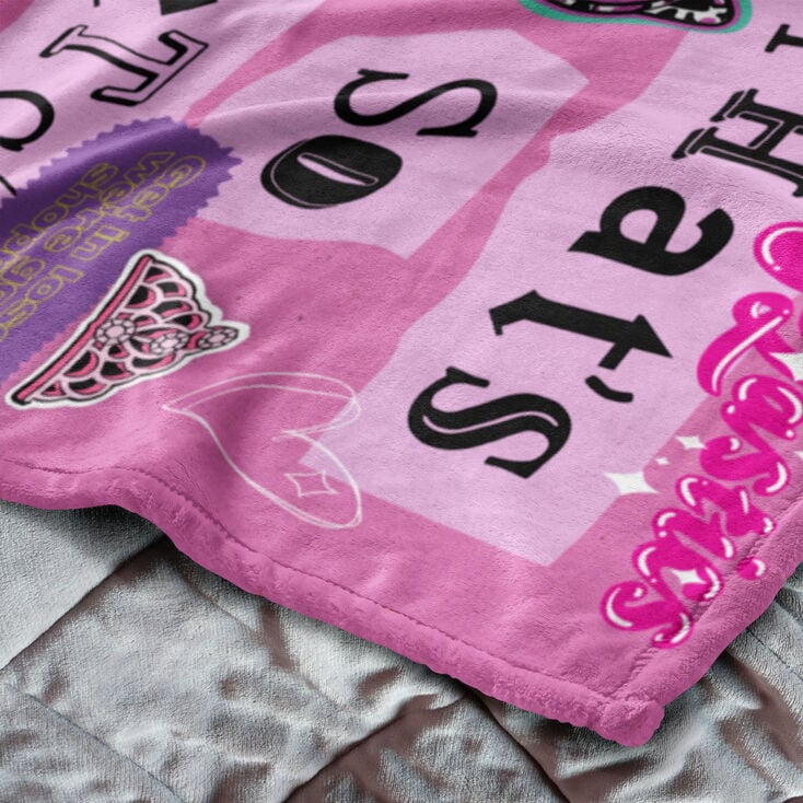 Mean Girls&trade; x Claire&#39;s So Fetch Silk Touch Throw Blanket,