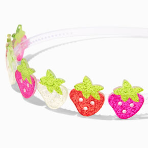 White Strawberry Headband,