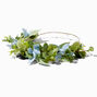 Pearl Greenery Flower Crown Headwrap,
