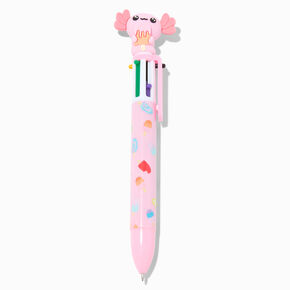Pink Axolotl Multicoloured Pen,