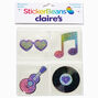 StickerBeans&reg; Claire&#39;s Exclusive Music Rhinestone Sticker Set - 4 Pack,