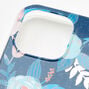 Blue Floral Protective Phone Case - Fits iPhone&reg; 12/12 Pro,