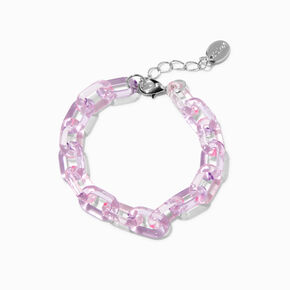 Claire&#39;s Club Purple Acrylic Chunky Chainlink Jewelry Set - 2 Pack,