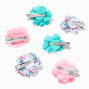 Claire&#39;s Club Chiffon Flower Hair Clips - 6 Pack,