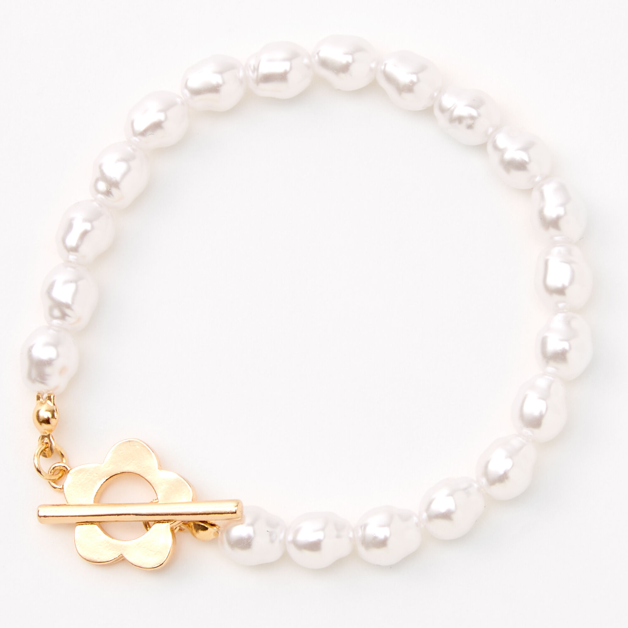 Pearl toggle bracelet outlet