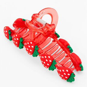 Strawberry Studded Medium Hair Claw,