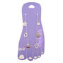 Silver Cherry Charms Anklet,