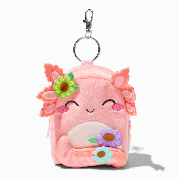 Pink Axolotl 4'' Backpack Stationery Set