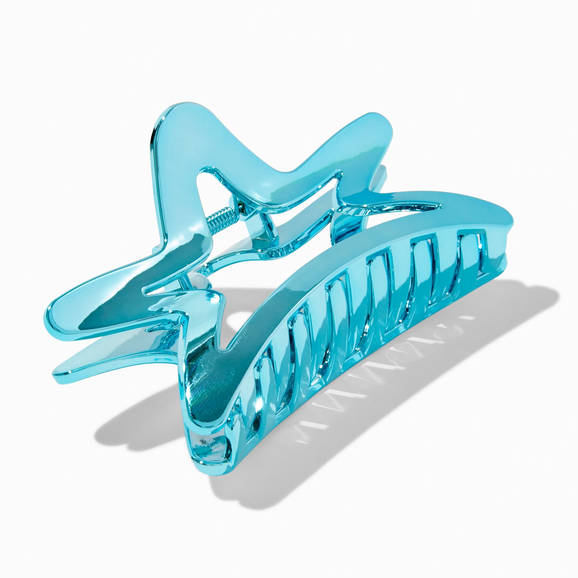 Holographic Blue Star Hair Claw,