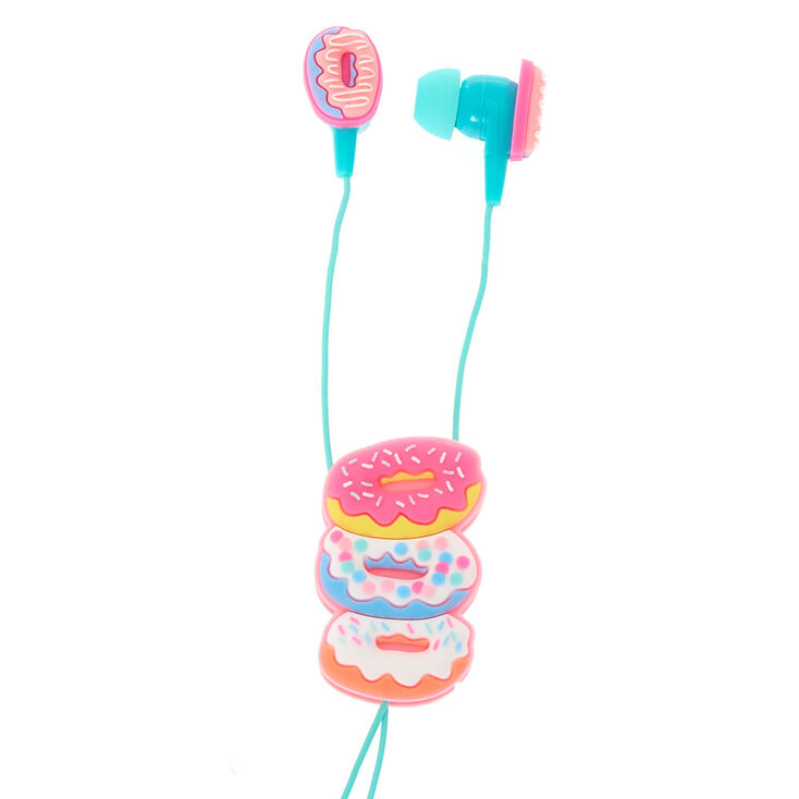 Pastel Donut Earbuds Winder Set Claire S