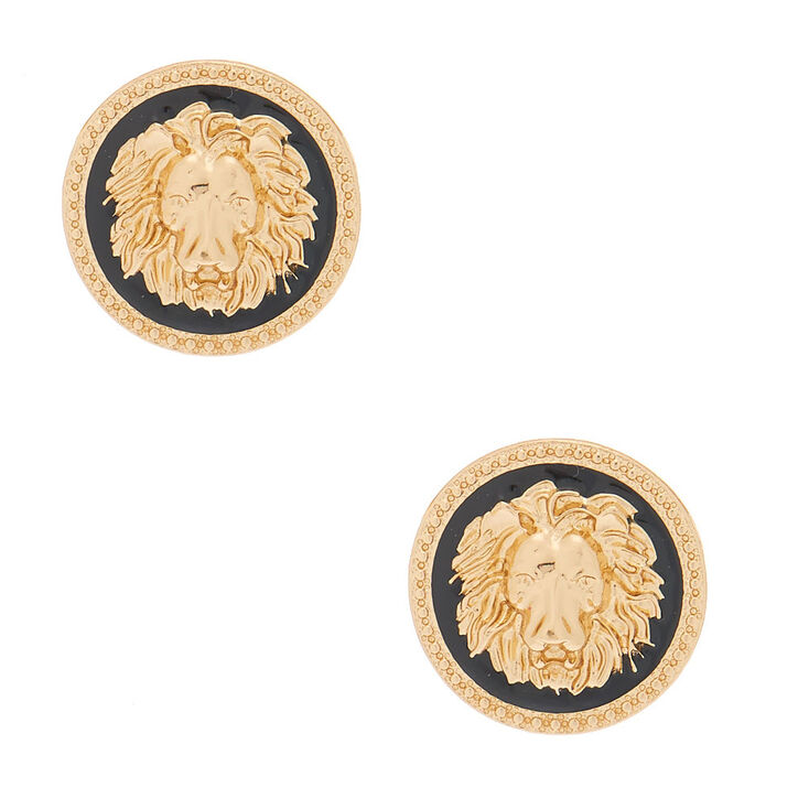 Claire's Clous d'oreille lion couleur doré