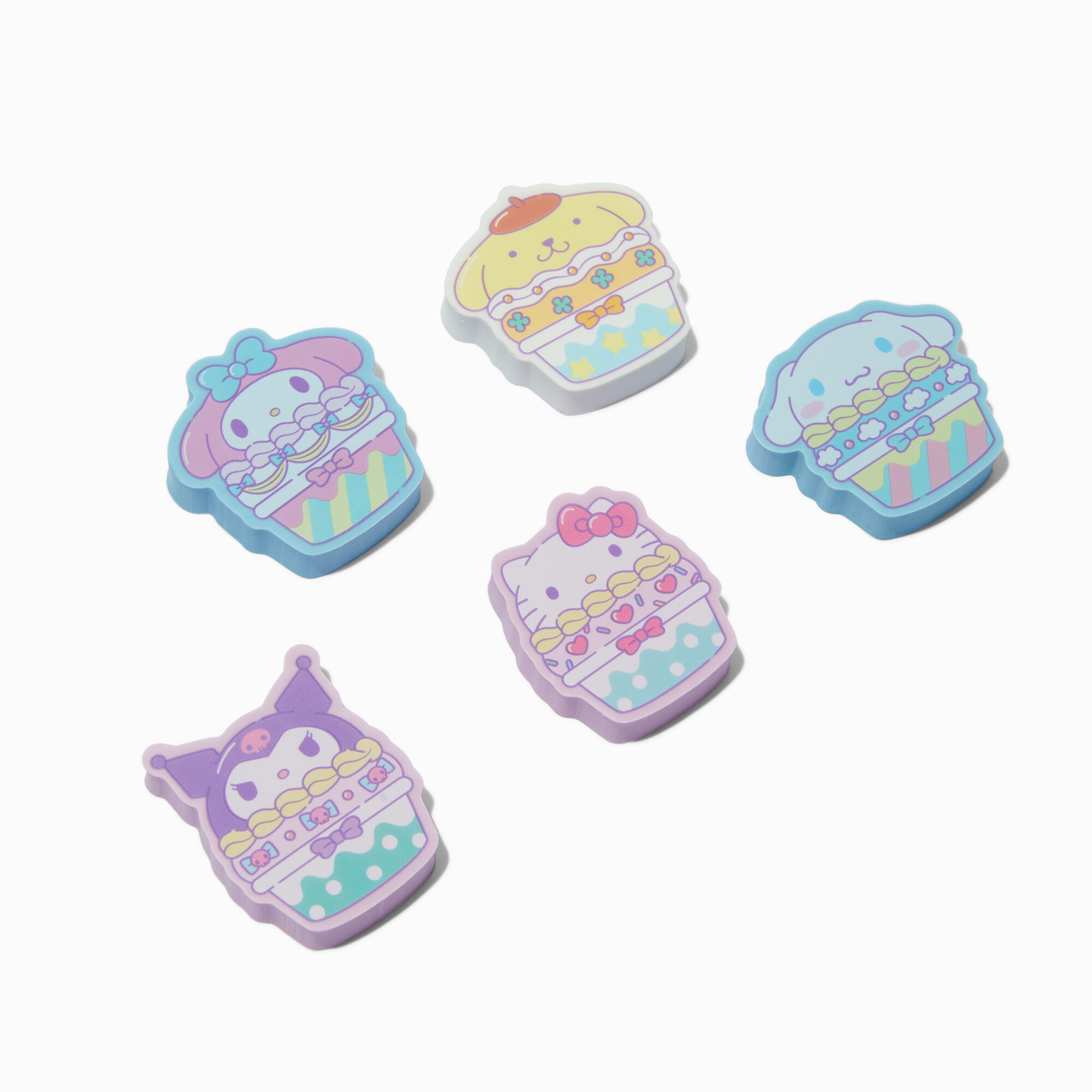 Gommes en exclusivité chez Claire’s Hello Kitty® And Friends - Lot de 5,
