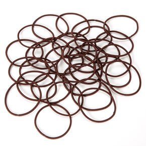 Brown Luxe Hair Ties - 30 Pack,