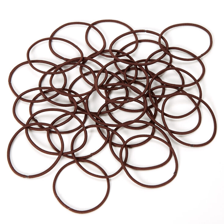 Brown Luxe Hair Ties - 30 Pack,